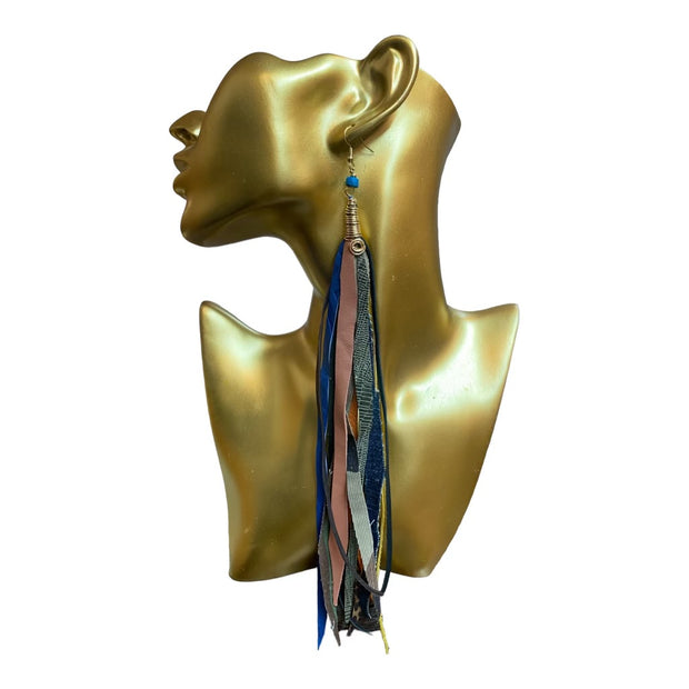 Fringe Leather Earrings