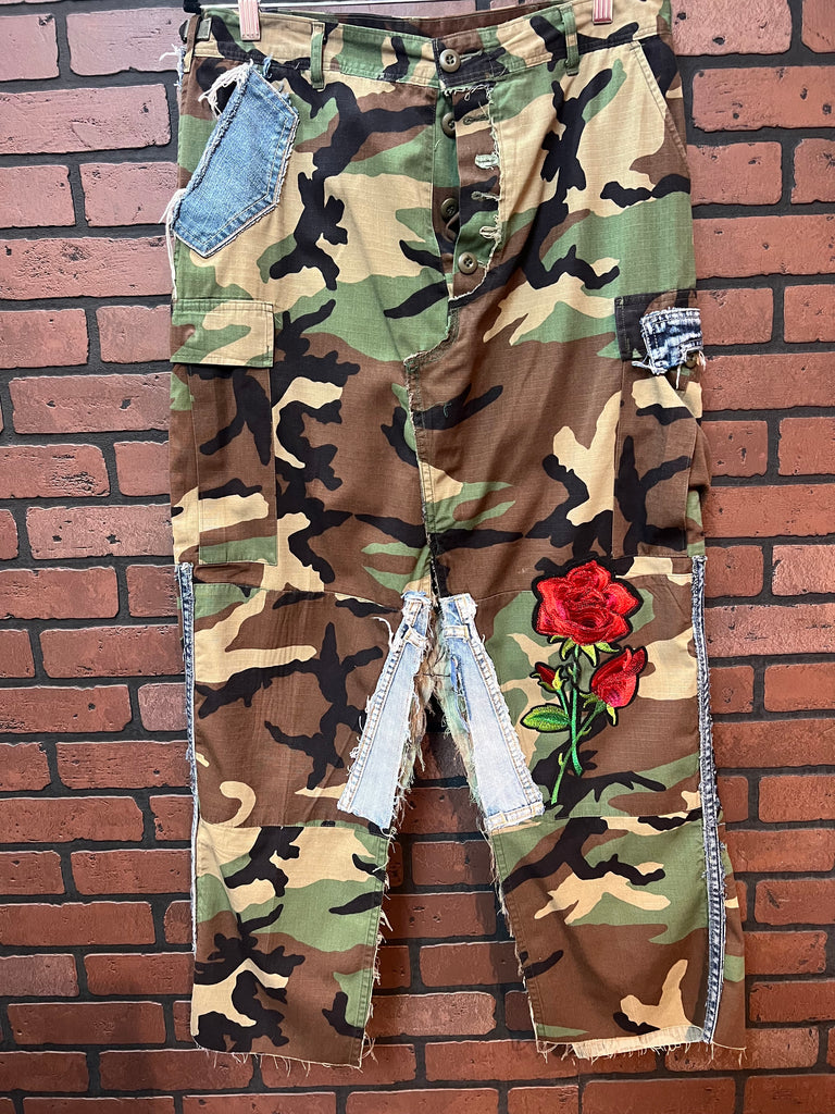 Camo Pants With Patches